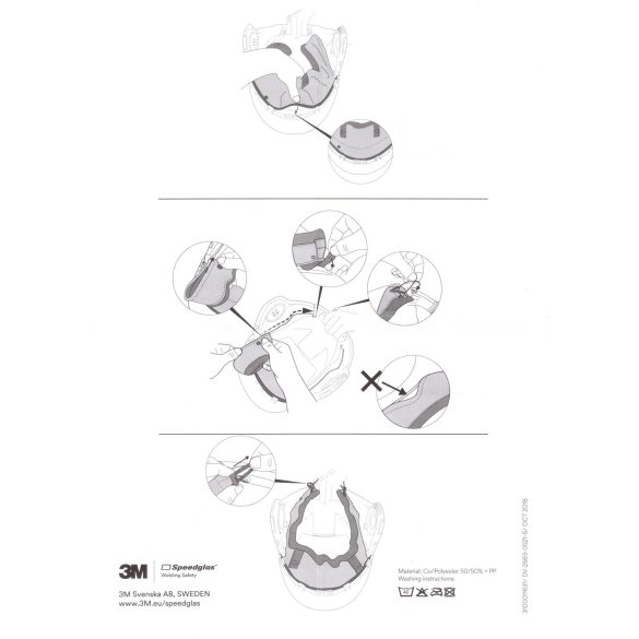 Speedglas G5-01hegesztőpajzshoz arcszigetelés - 614000