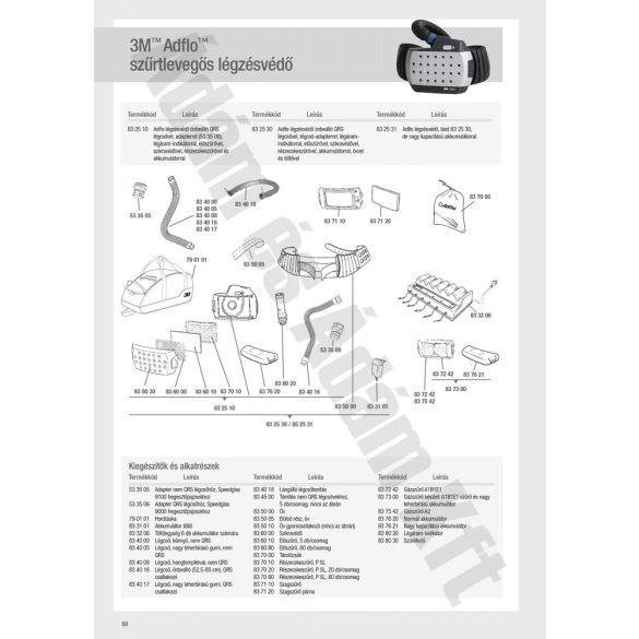 Speedglas Adflo előszűrő, 5db/csom - 836010