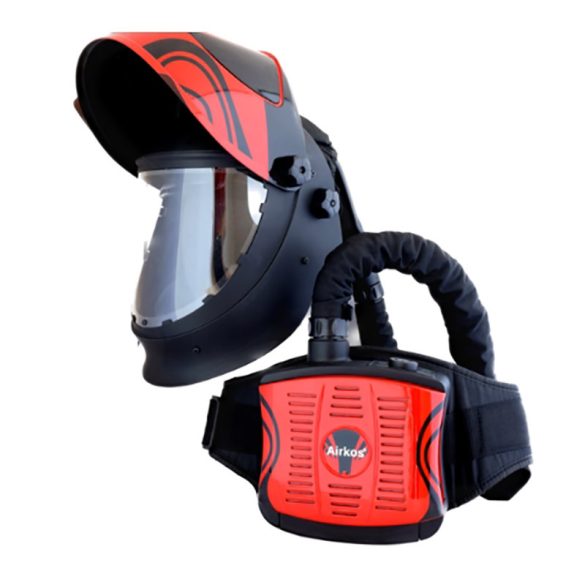 Weltek Navitek hegesztőpajzs oldalablakkal, S4 elektronikával és Airkos PRSL szűrőegységgel 