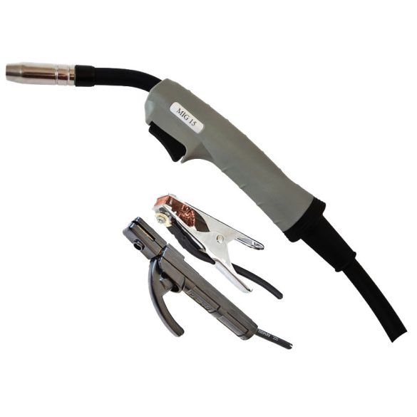 Alfaweld Handy MIG 160 LED Synergic inverteres hegesztőcsomag 4,3m3 corgon palackkal