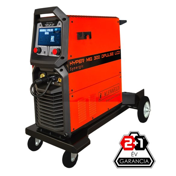 ALFAWELD HYPER MIG 300 DPULSE LCD Synergic DUPLA Pulse inverteres hegesztőgép