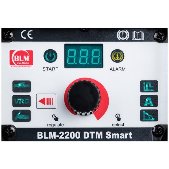 BLM 1800 DTM SMART inverteres, egyenáramú hegesztőgép kofferrel