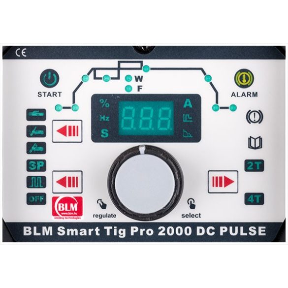BLM PRO SMART TIG 2000 DC PULSE egyenáramú AWI hegesztőgép