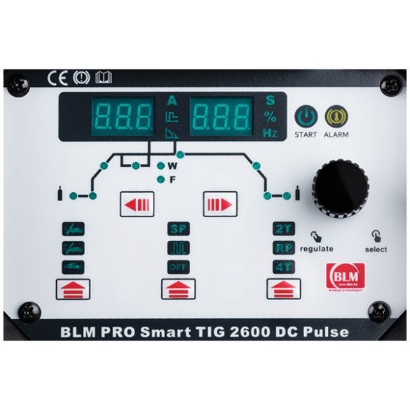 BLM PRO SMART TIG 2600 DC PULSE egyenáramú, nagyfrekvenciás AWI hegesztőgép