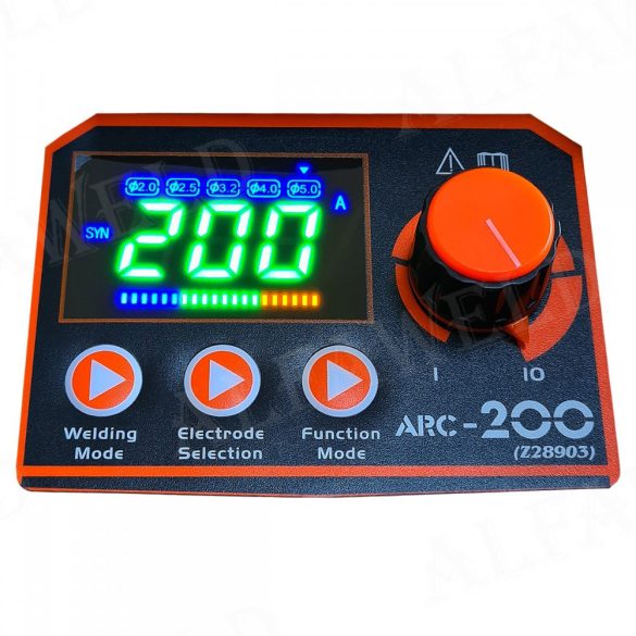 JASIC ARC 200 SYN LED (Z28903) INVERTERES HEGESZTŐGÉP