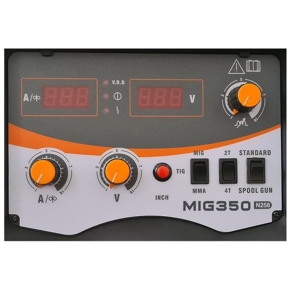 JASIC MIG 350 (N258) inverteres hegesztőgép - GÁZHŰTÉSES!