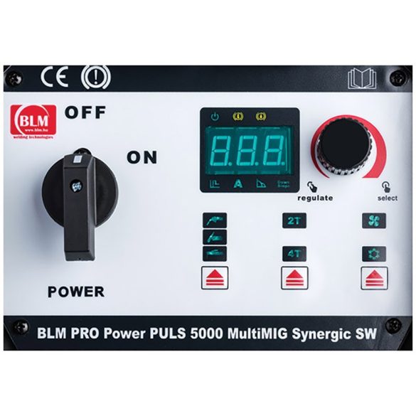 BLM Pro Power Puls MultiMIG Synergic 5000 fogyóelektródás MIG/MAG hegesztőgép 